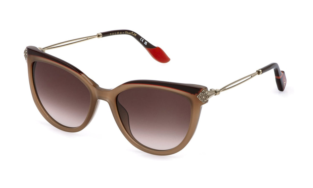 Zonnebrillen yalea sya252v 08yl marron butterfly femenino maat 55mm - Hoofdaanzicht