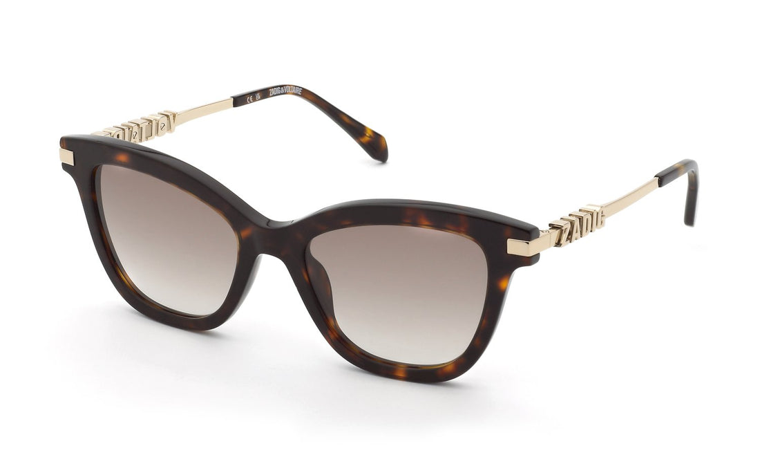 Occhiali da sole zadig&voltaire szv451 0909 havana butterfly femenino taglia 52mm - Vista principale