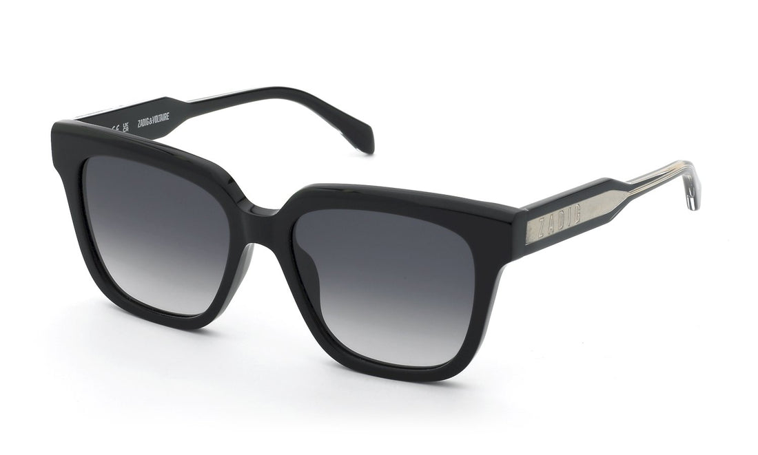 Occhiali da sole zadig&voltaire szv452 0700 negro square femenino taglia 53mm - Vista principale