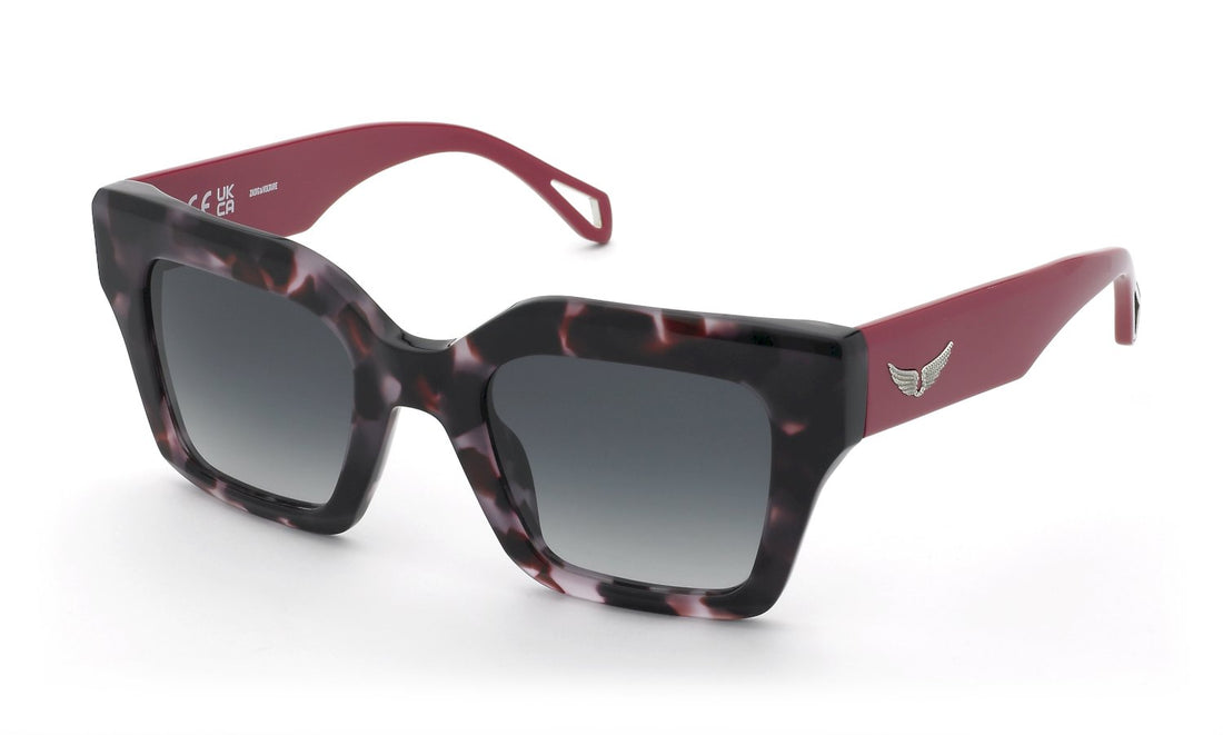 Occhiali da sole zadig&voltaire szv457 01gt havana square femenino taglia 50mm - Vista principale
