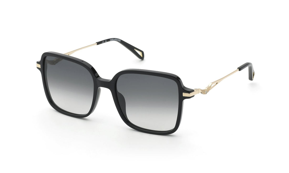 Occhiali da sole zadig&voltaire szv466s 0700 negro square femenino taglia 55mm - Vista principale