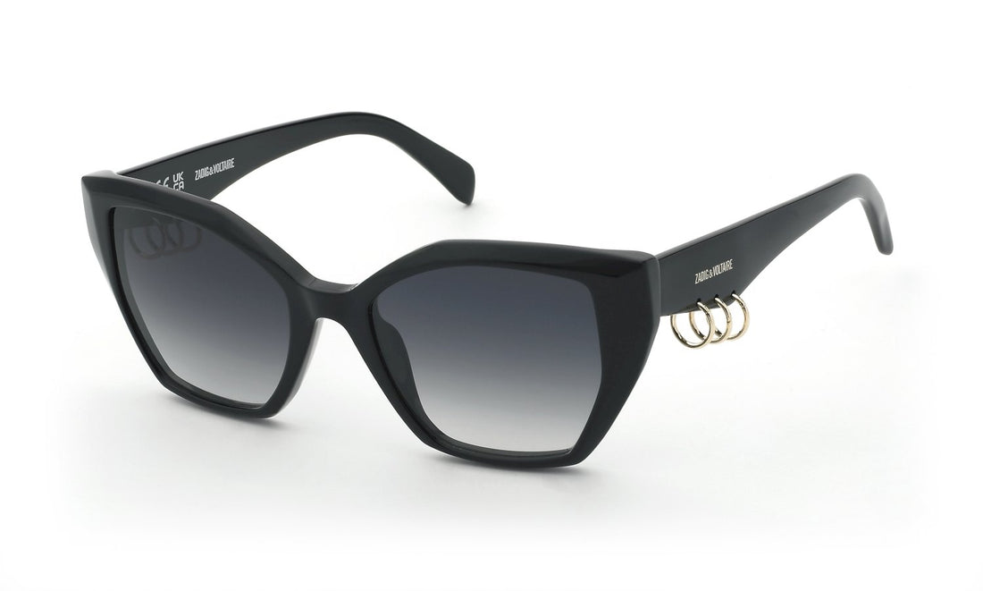 Occhiali da sole zadig&voltaire szv471v 0700 negro geometric femenino taglia 52mm - Vista principale