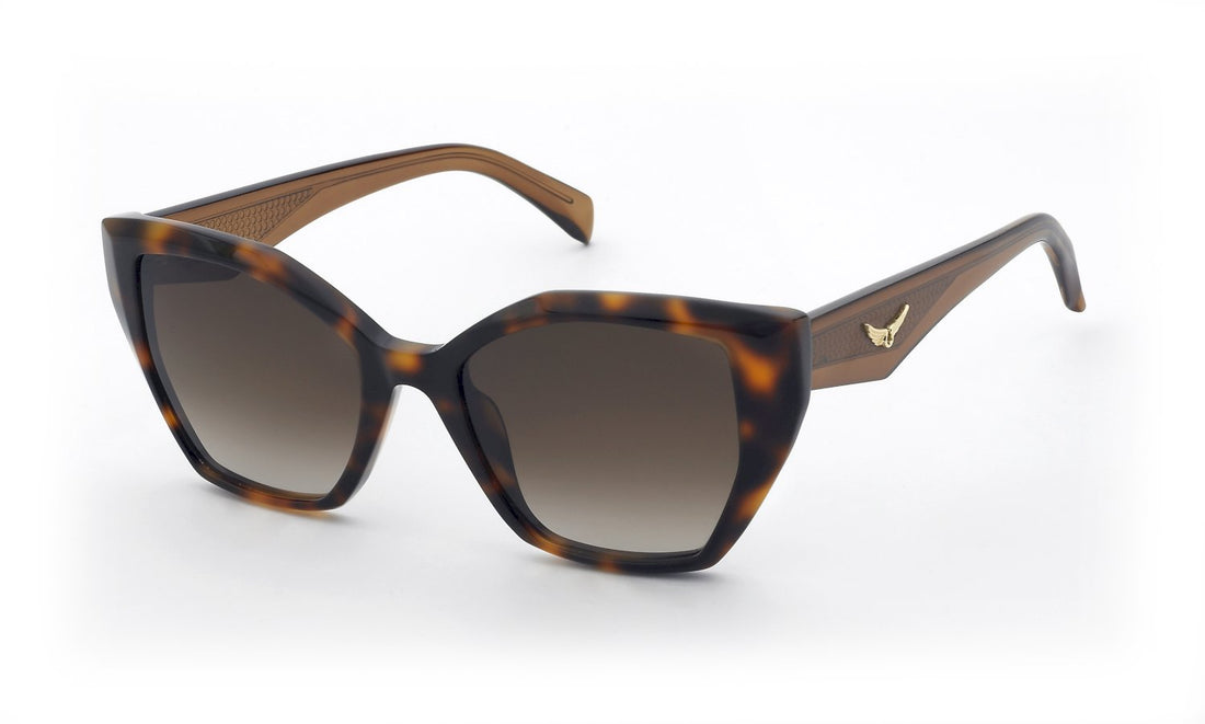 Occhiali da sole zadig&voltaire szv471 08xw havana geometric femenino taglia 52mm - Vista principale