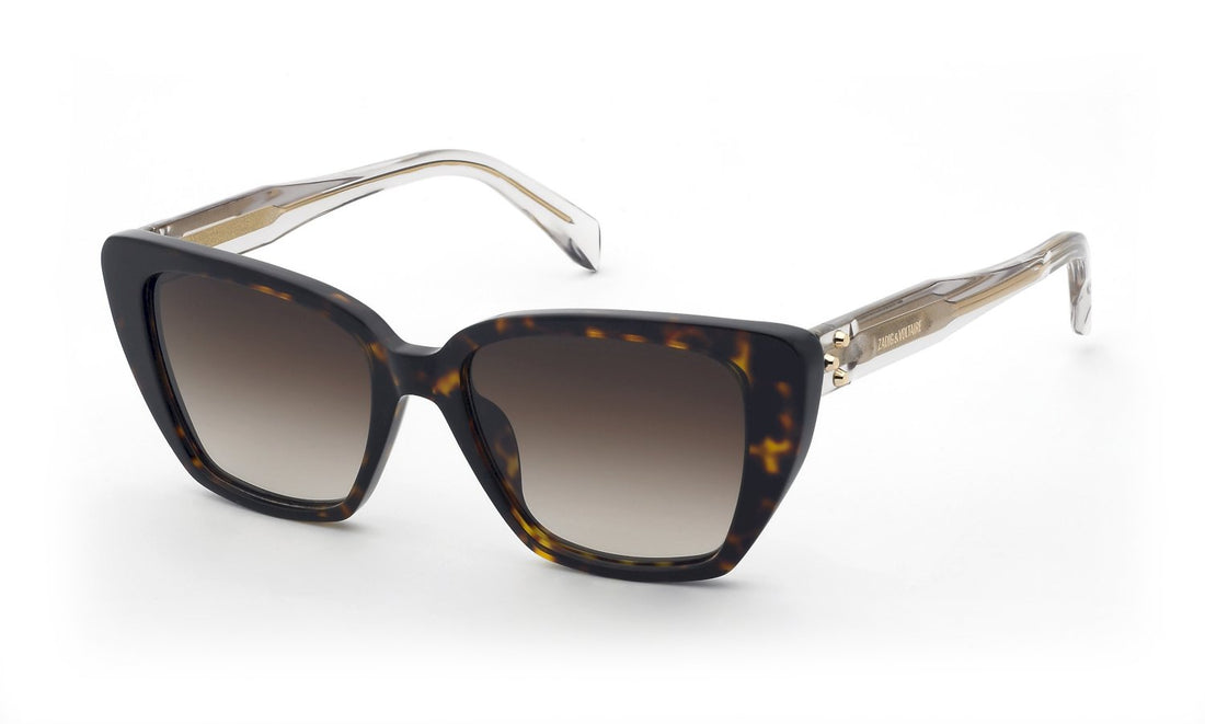 Occhiali da sole zadig&voltaire szv472 0743 marron geometric femenino taglia 53mm - Vista principale