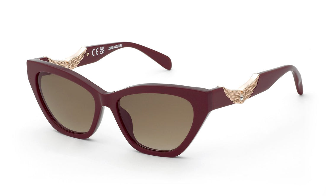 Occhiali da sole zadig&voltaire szv506s 01ck burdeos cat eye femenino taglia 55mm - Vista principale