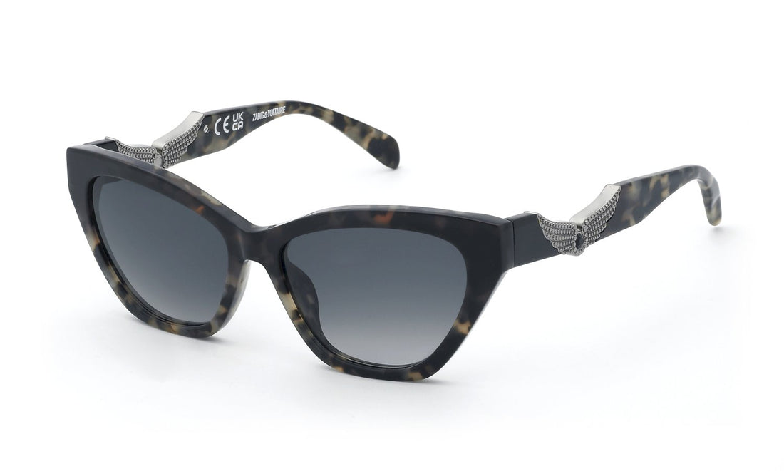 Occhiali da sole zadig&voltaire szv506s 03ku negro cat eye femenino taglia 55mm - Vista principale