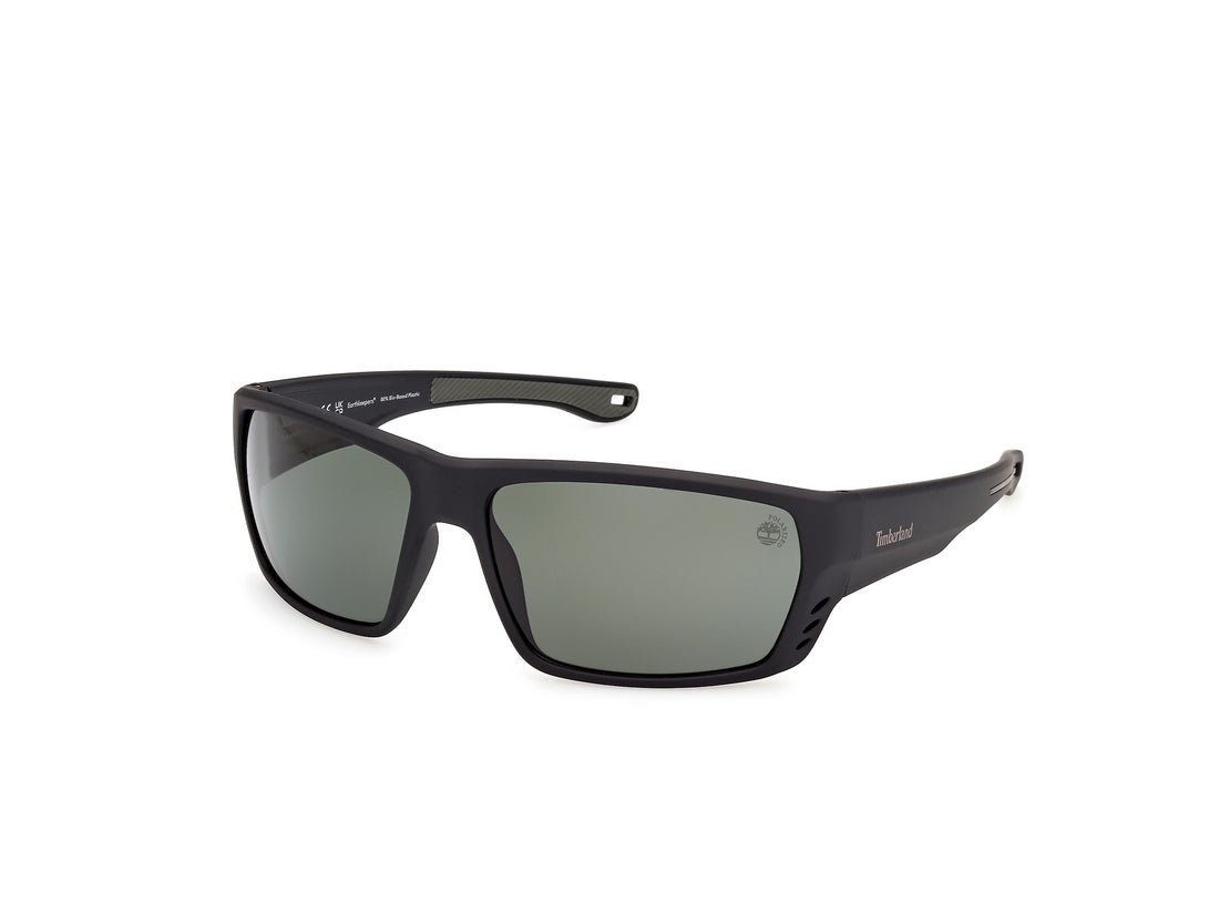 Sunglasses timberland tb00002 02r negro rectangular masculino size 64mm - Main view