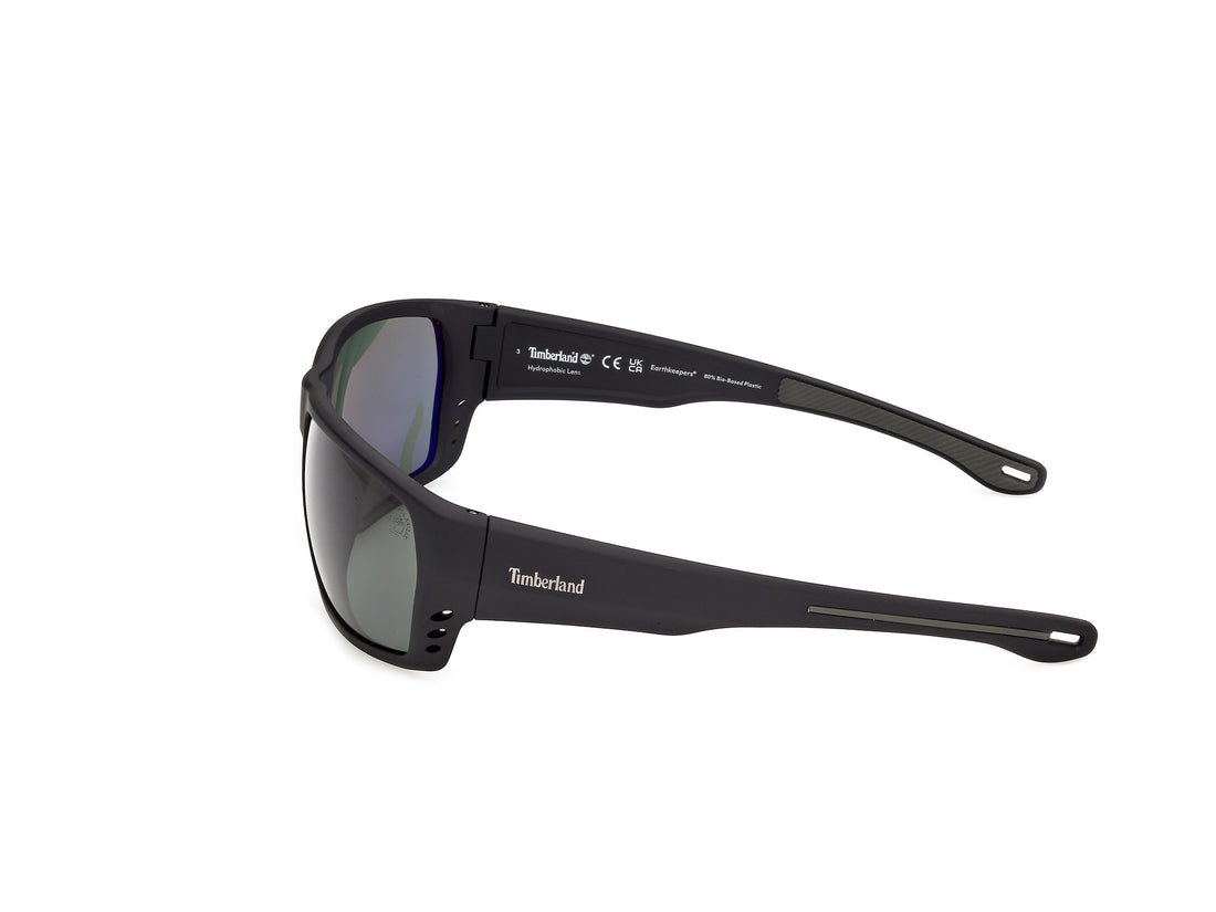 Sunglasses timberland tb00002 02r negro rectangular masculino size 64mm - Detailed view