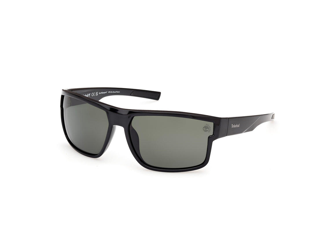 Óculos de sol timberland tb00016 01r negro rectangular masculino tamanho 65mm - Vista principal