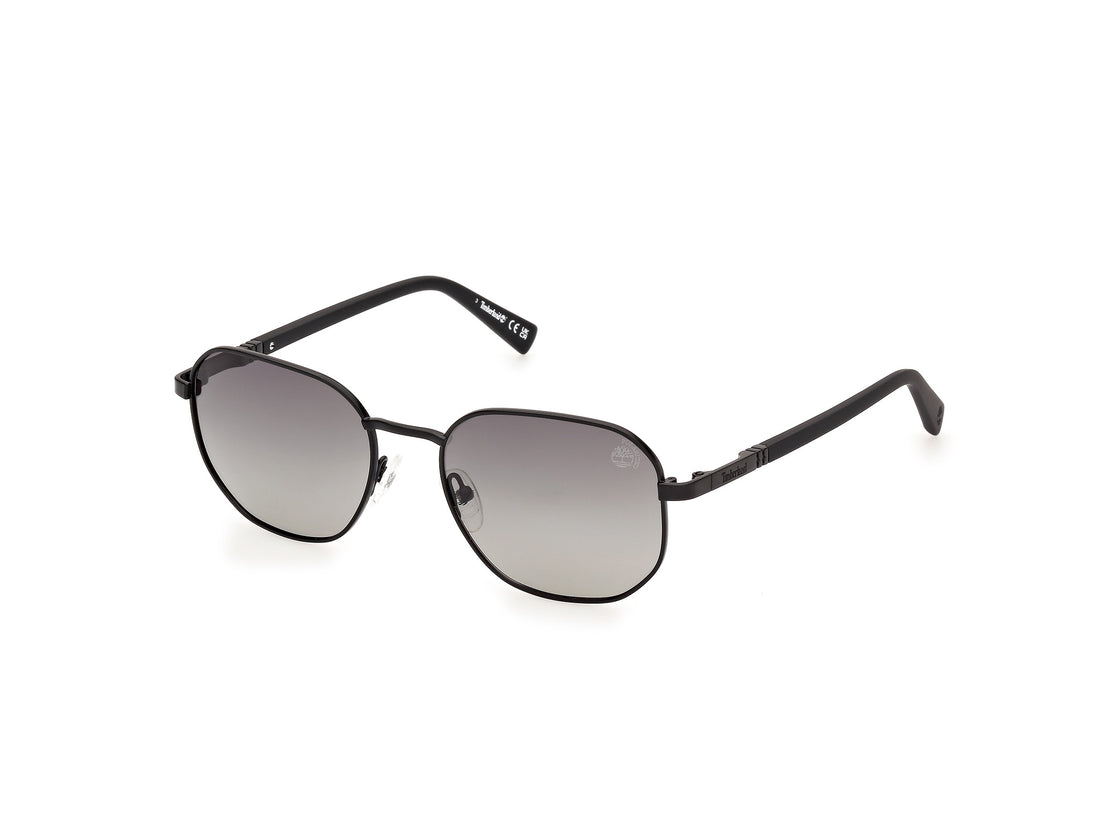Óculos de sol timberland tb00018 02d negro geometric masculino tamanho 53mm - Vista principal
