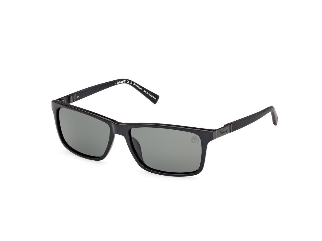 Óculos de sol timberland tb00019 01r negro rectangular masculino tamanho 58mm - Vista principal
