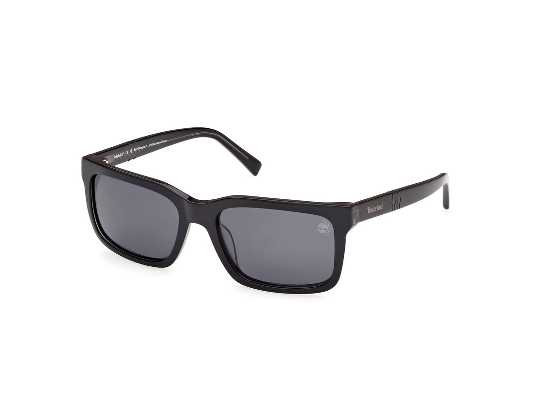 Óculos de sol timberland tb00021 01d negro rectangular masculino tamanho 57mm - Vista principal
