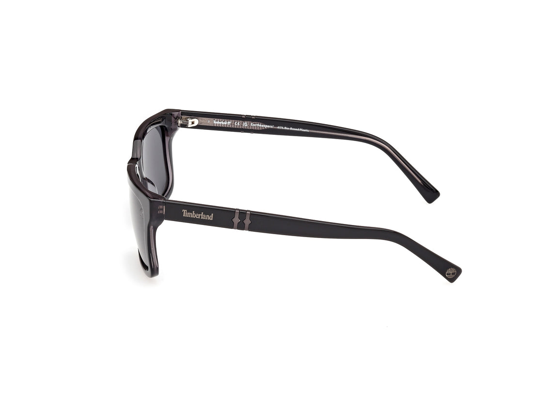 Óculos de sol timberland tb00021 01d negro rectangular masculino tamanho 57mm - Vista de detalhe