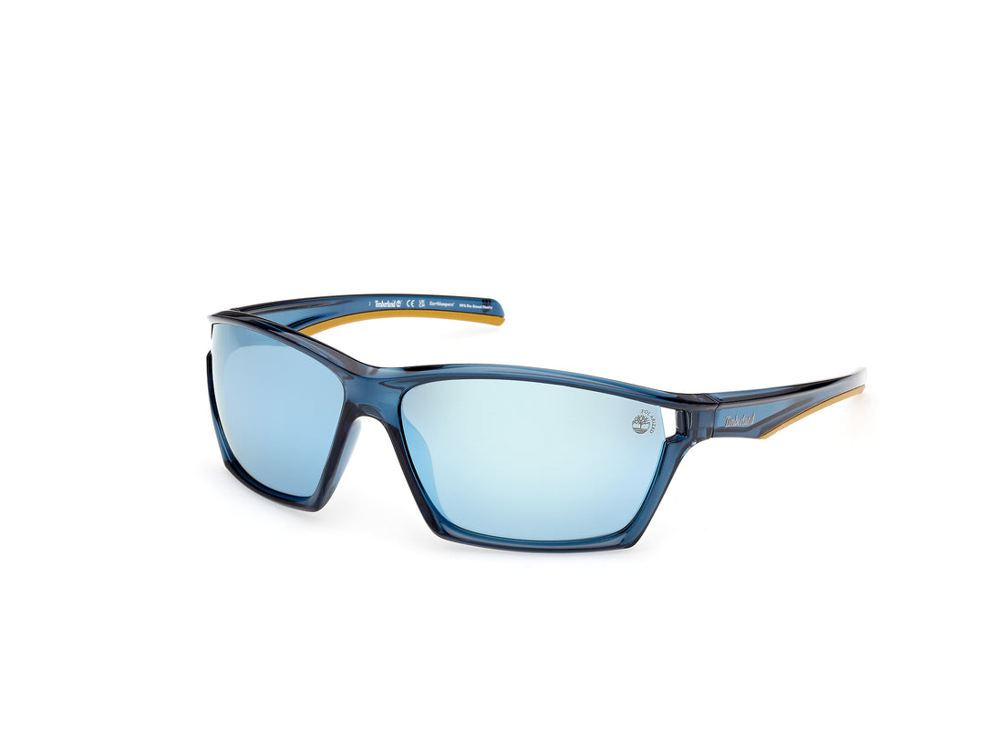 Sunglasses timberland tb00055 90d azul rectangular masculino size 66mm - Main view