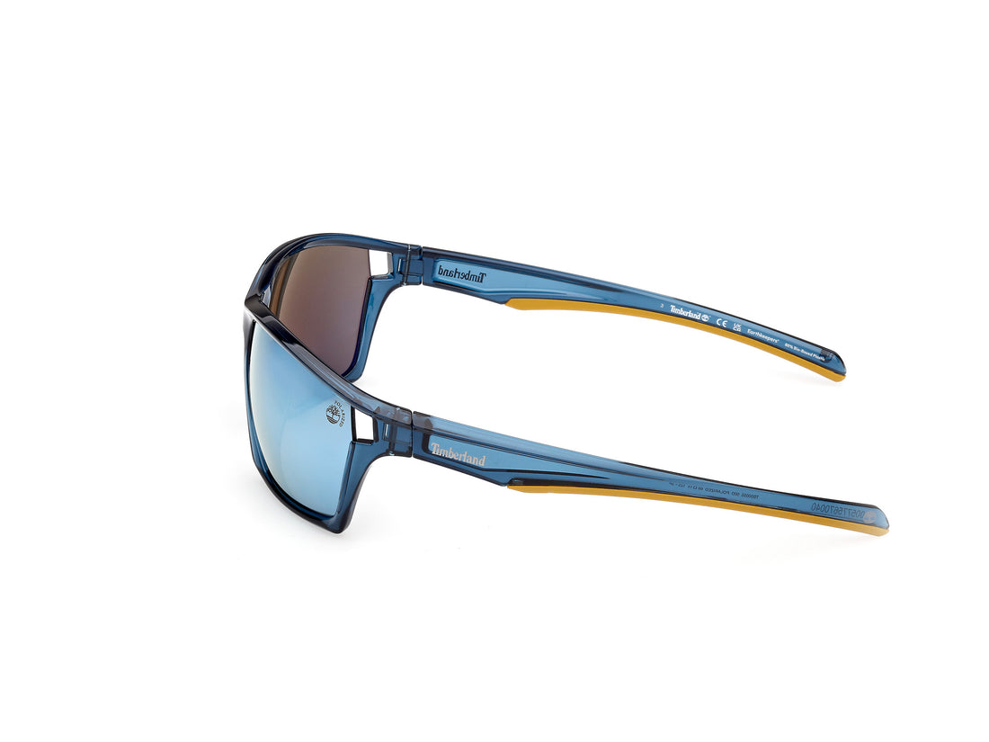 Sunglasses timberland tb00055 90d azul rectangular masculino size 66mm - Detailed view