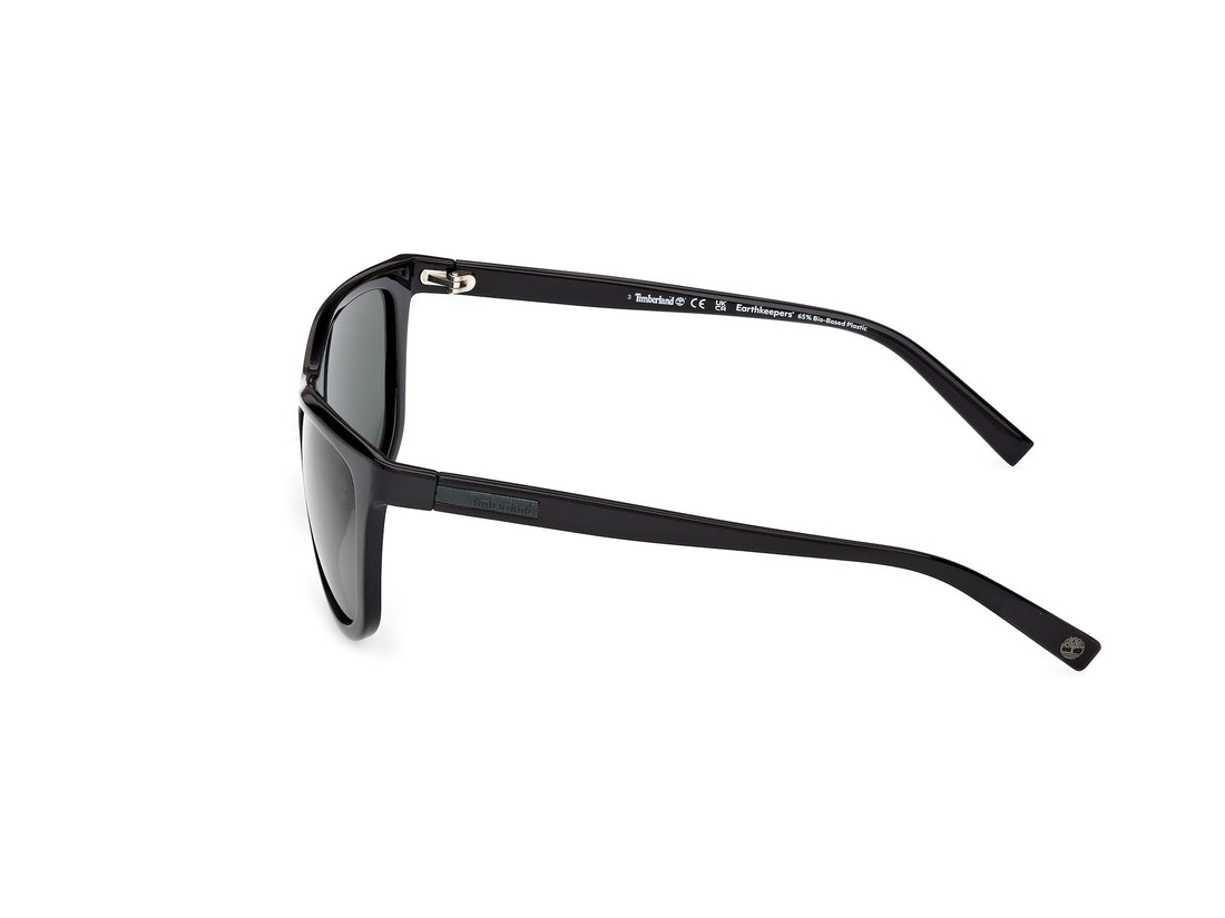 Sunglasses timberland tb00058 01r negro square masculino size 56mm - Detailed view