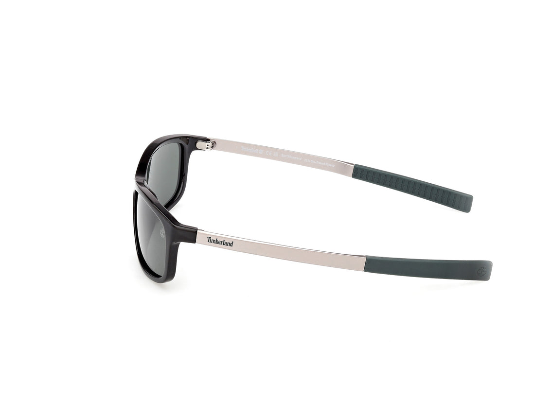 Sunglasses timberland tb00062-h 01r negro rectangular masculino size 60mm - Detailed view