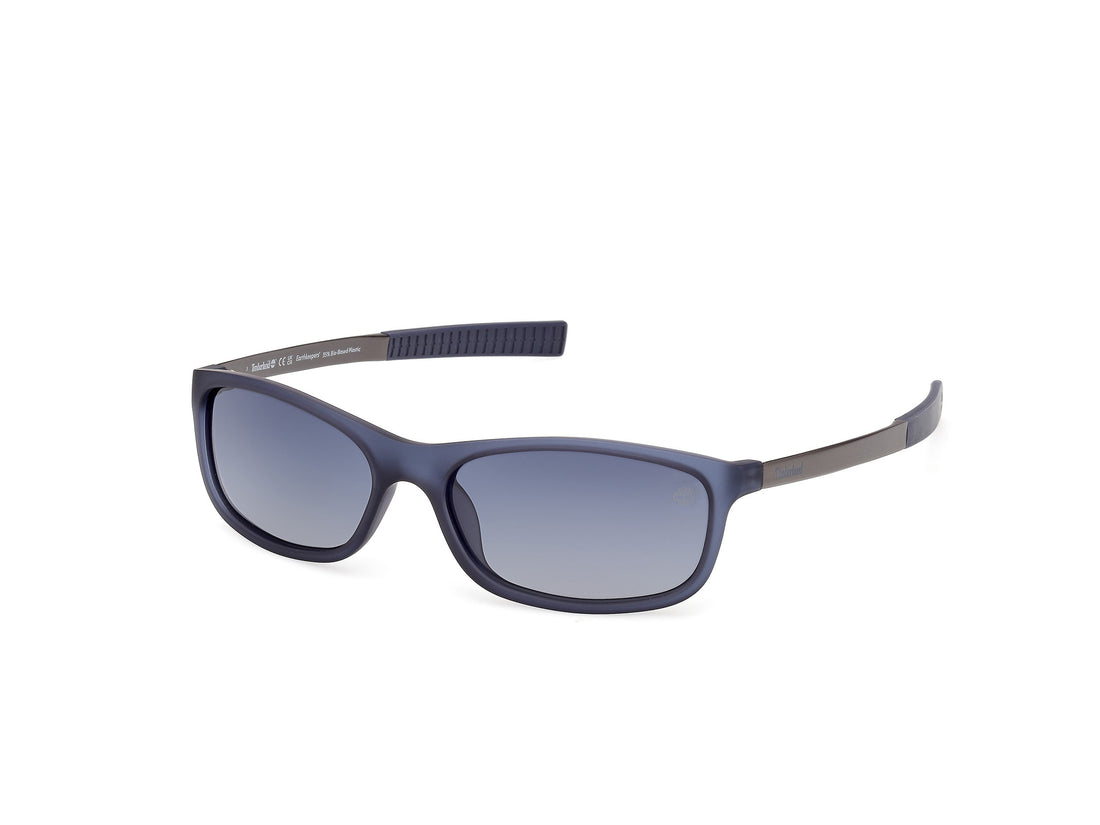 Óculos de sol timberland tb00062-h 91d azul rectangular masculino tamanho 60mm - Vista principal