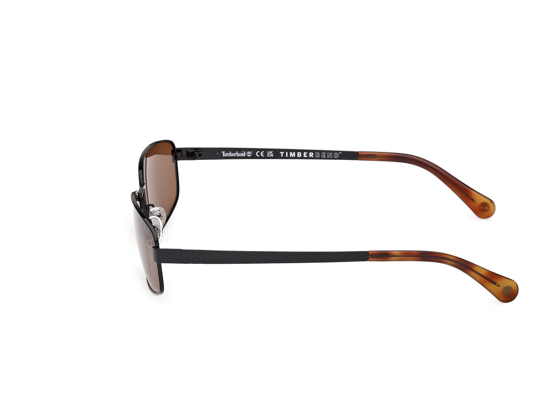 Lunettes de soleil timberland tb00066 01h negro rectangular masculino taille 62mm - Vue détaillée