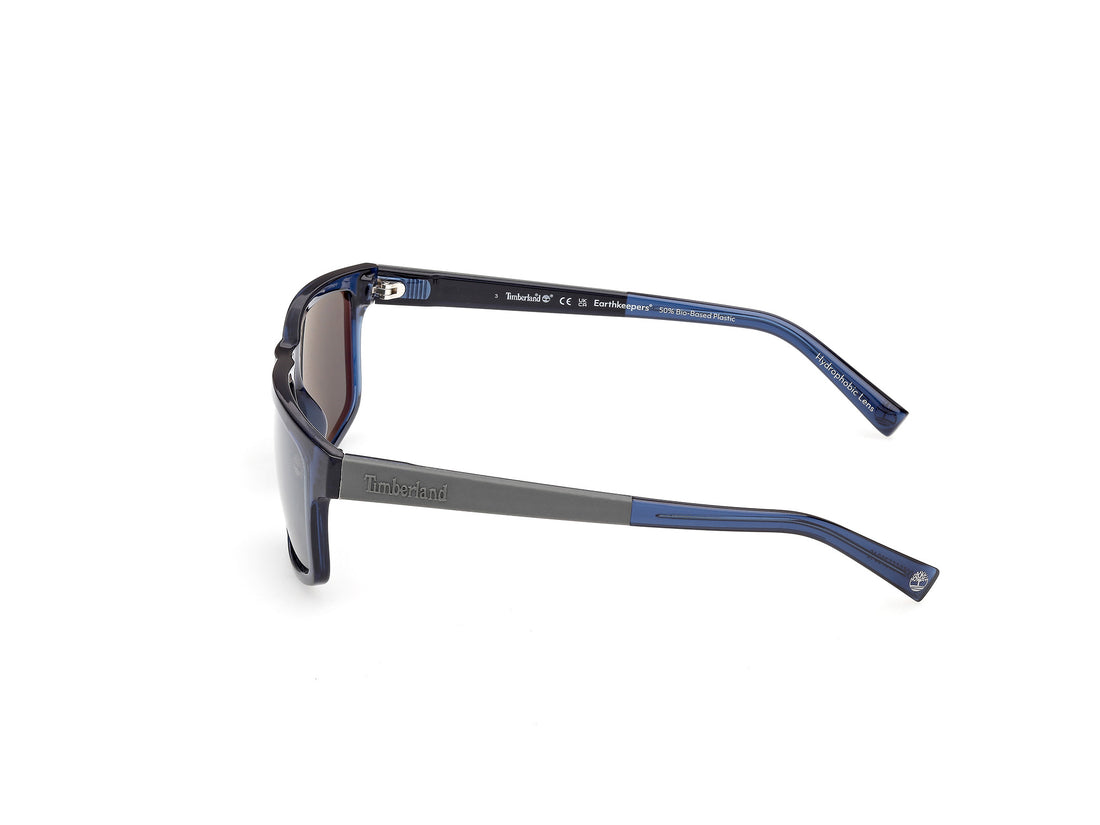 Sunglasses timberland tb00070 90d azul rectangular masculino size 57mm - Detailed view