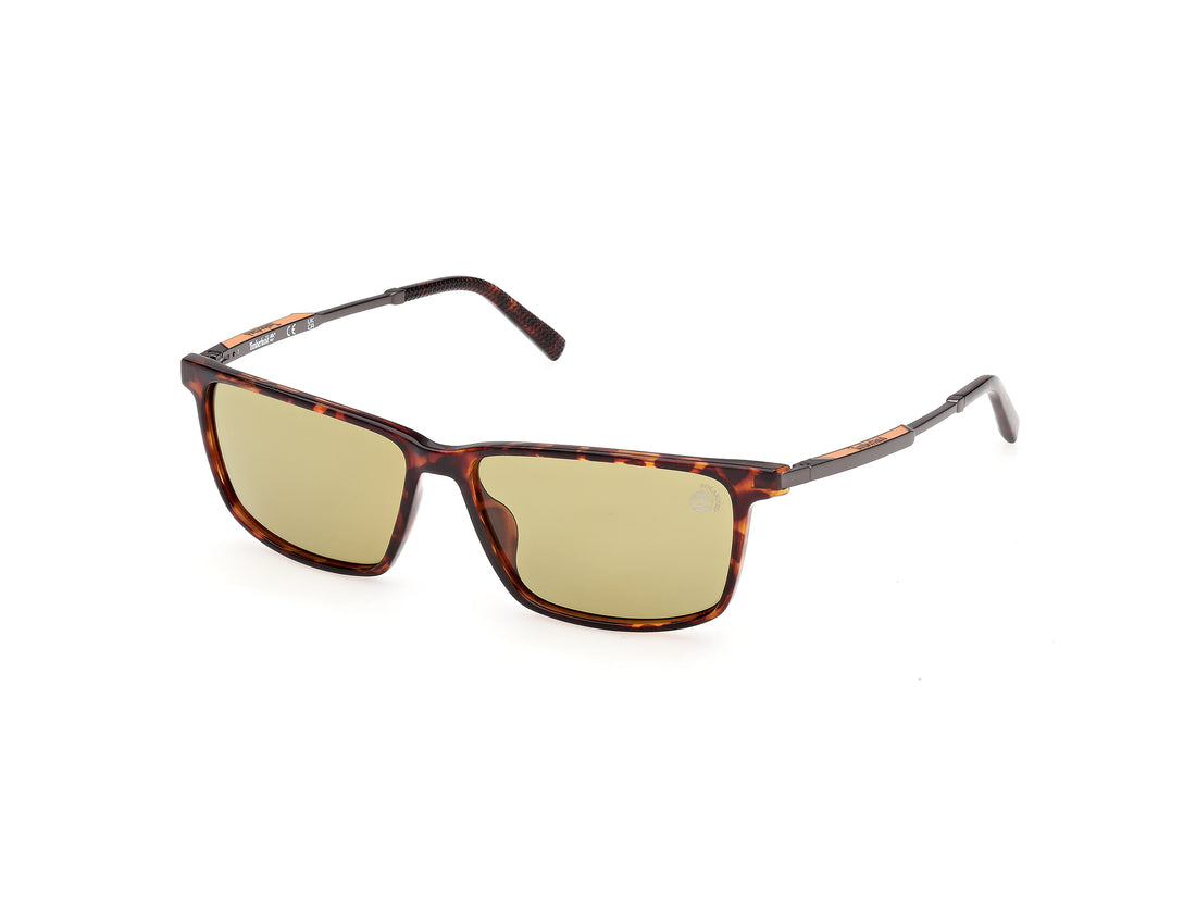Sunglasses timberland tb00071 52h havana rectangular masculino size 57mm - Main view