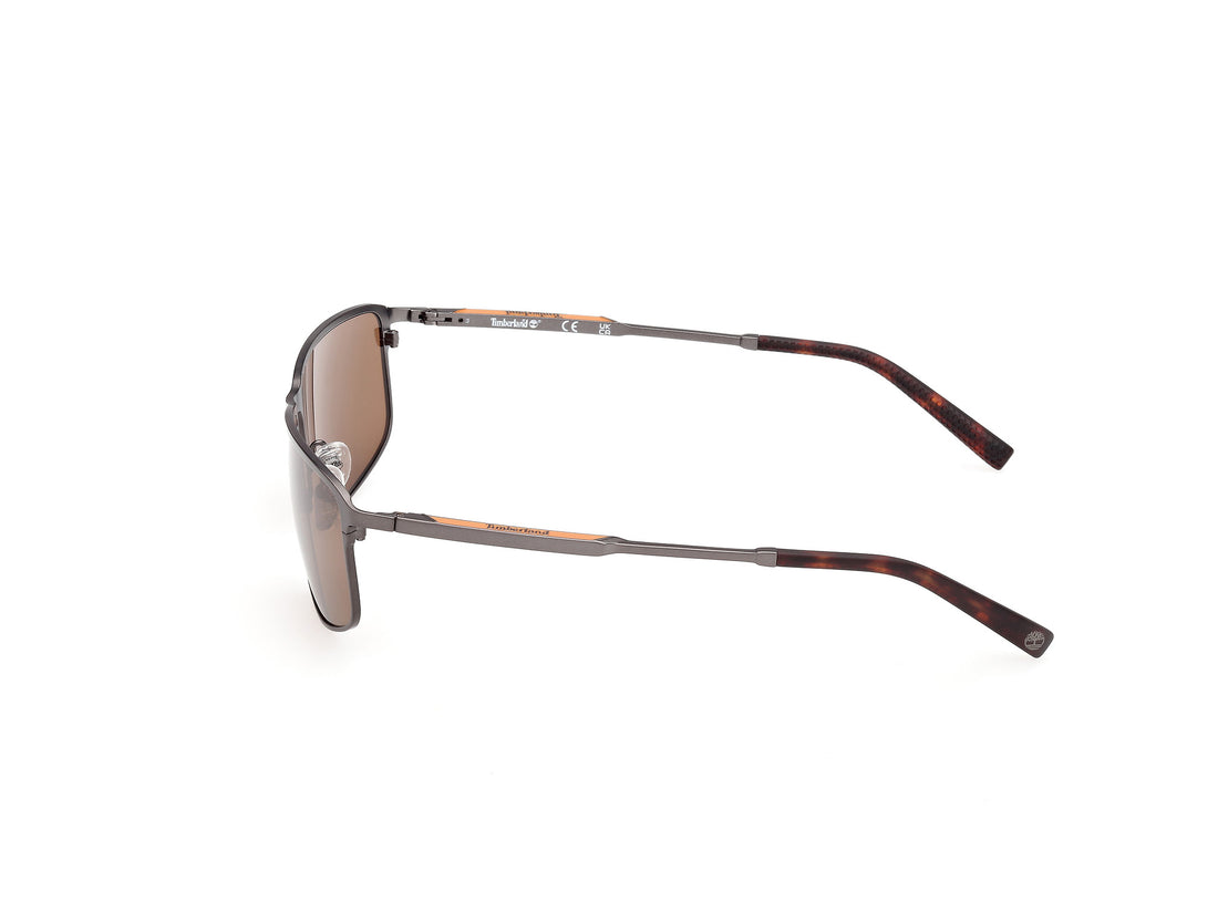 Sunglasses timberland tb00072 09h plateado rectangular masculino size 59mm - Detailed view