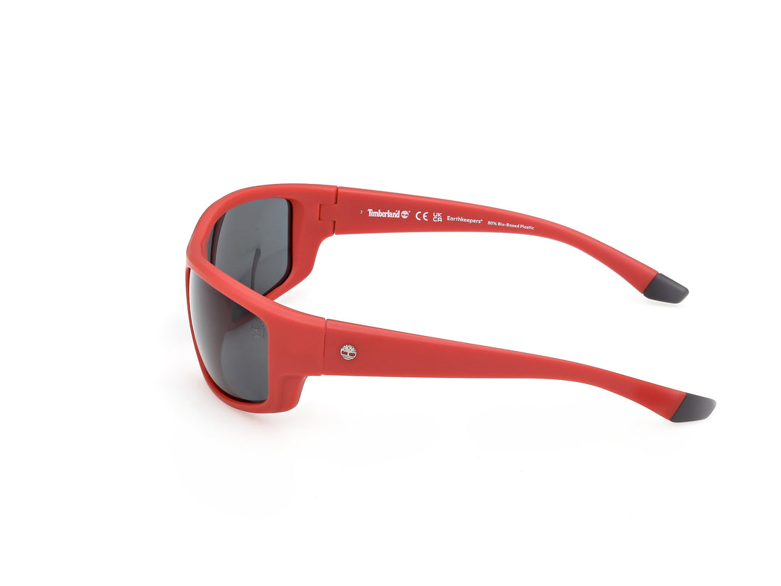 Gafas de sol timberland tb00081 67d rojo rectangular infantil talla 64mm - Vista de detalle