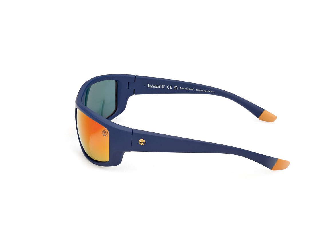 Gafas de sol timberland tb00081 91d azul rectangular infantil talla 64mm - Vista de detalle