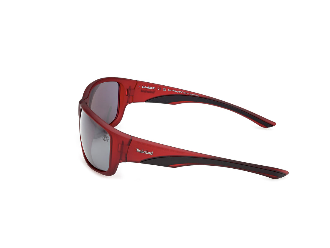 Gafas de sol timberland tb00084 67d rojo rectangular masculino talla 64mm - Vista de detalle