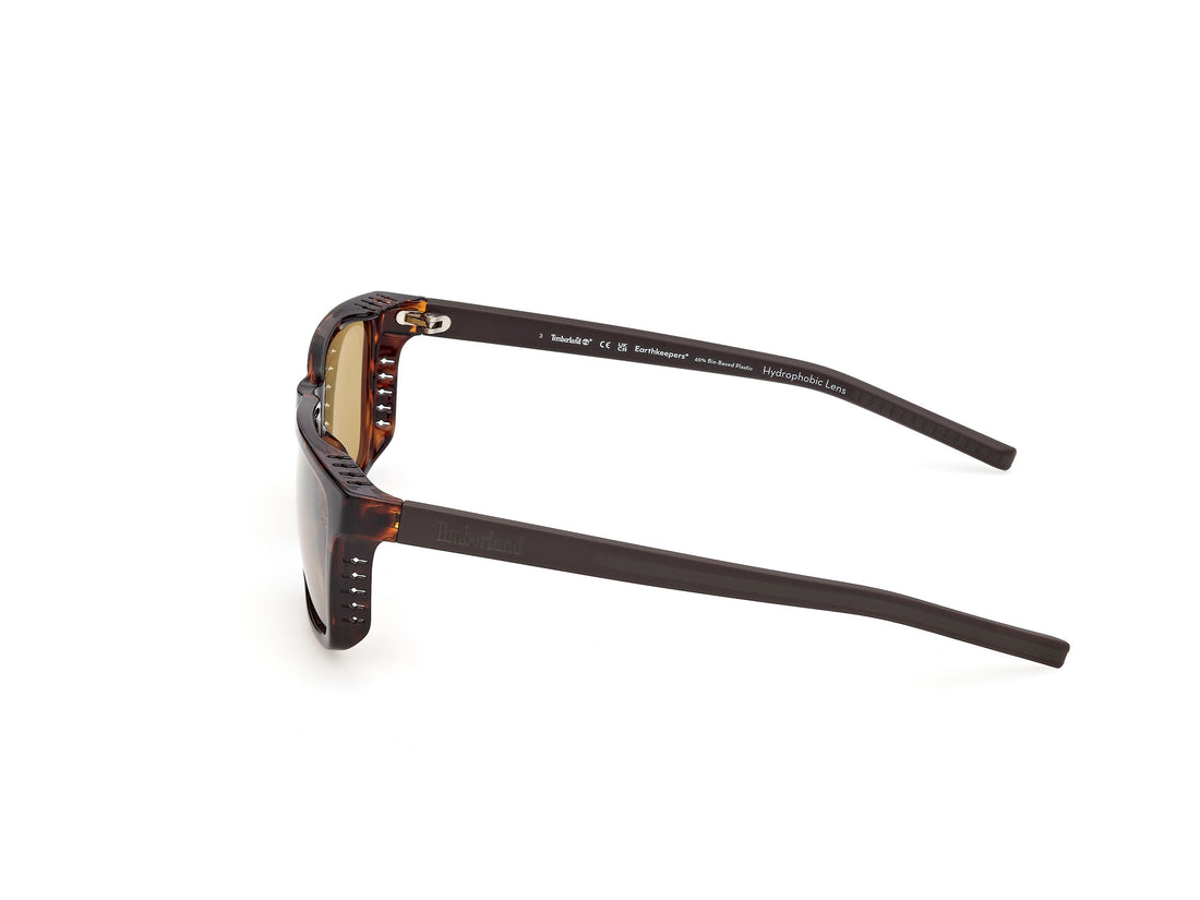 Sunglasses timberland tb00085 52r havana rectangular masculino size 56mm - Detailed view