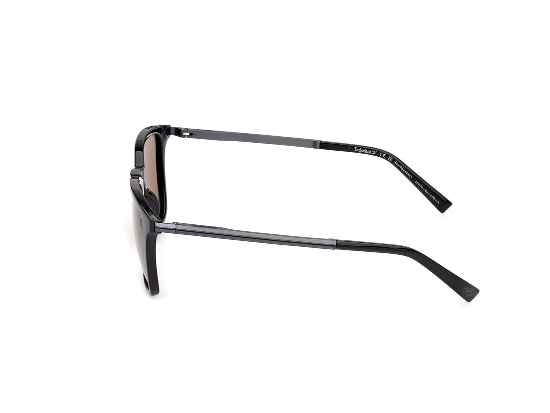 Occhiali da sole timberland tb00087 01h negro square masculino taglia 55mm - Vista dettagliata