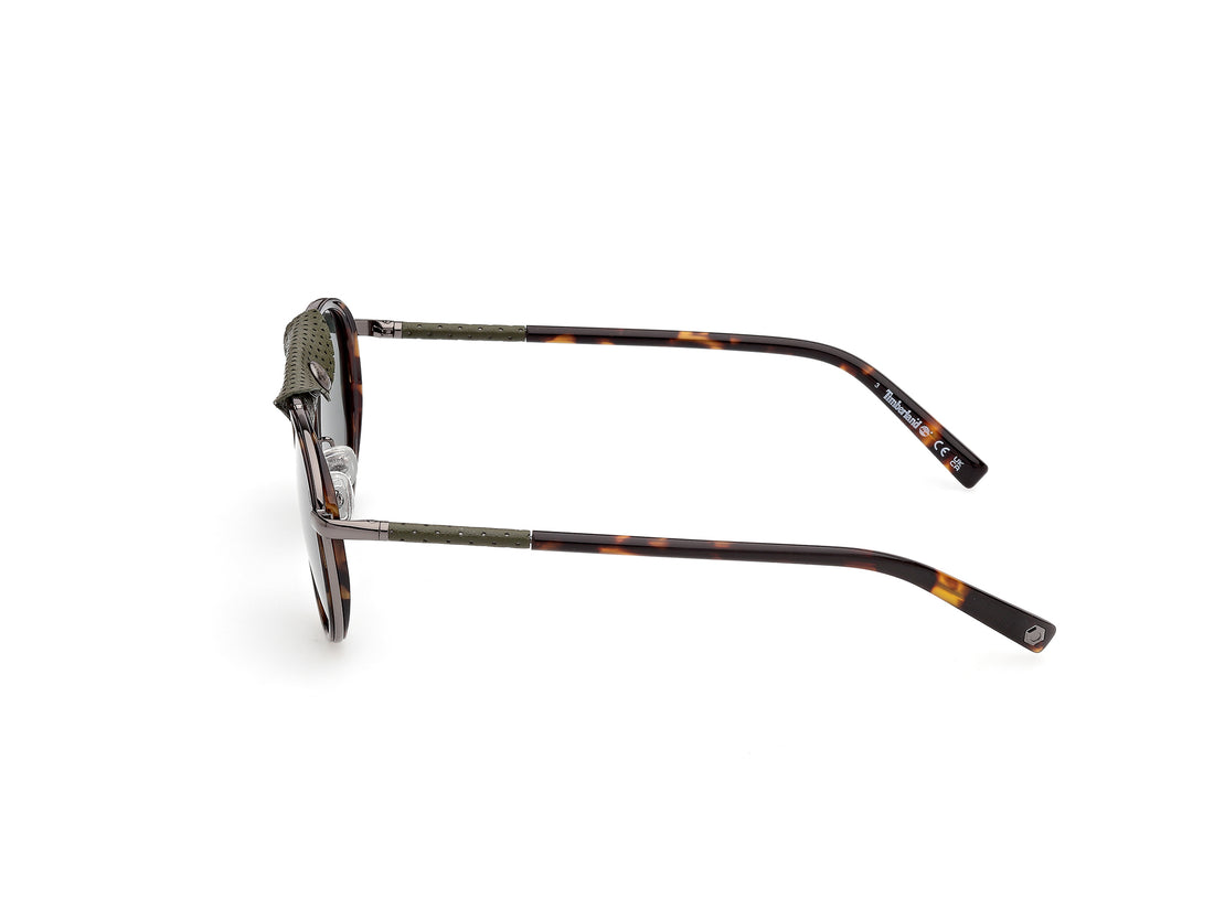 Occhiali da sole timberland tb00090 52r havana pilot masculino taglia 51mm - Vista dettagliata