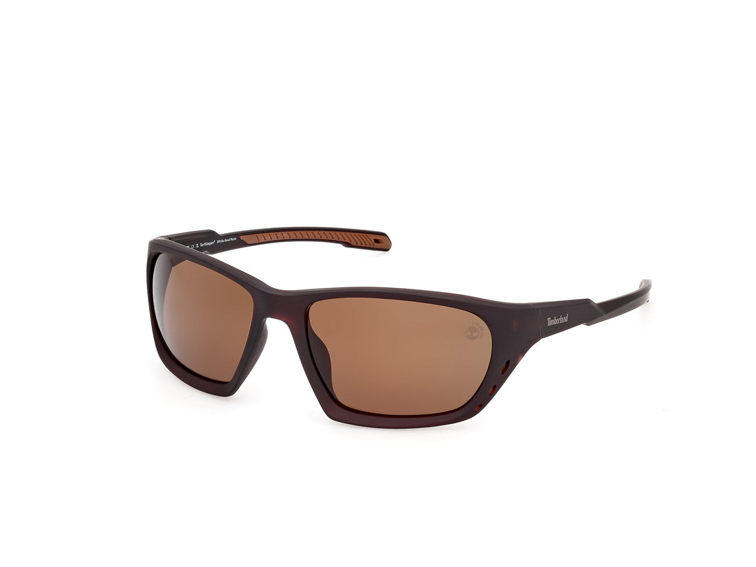 Solbriller timberland tb00092 67h rojo rectangular masculino størrelse 61mm - Hovedvisning