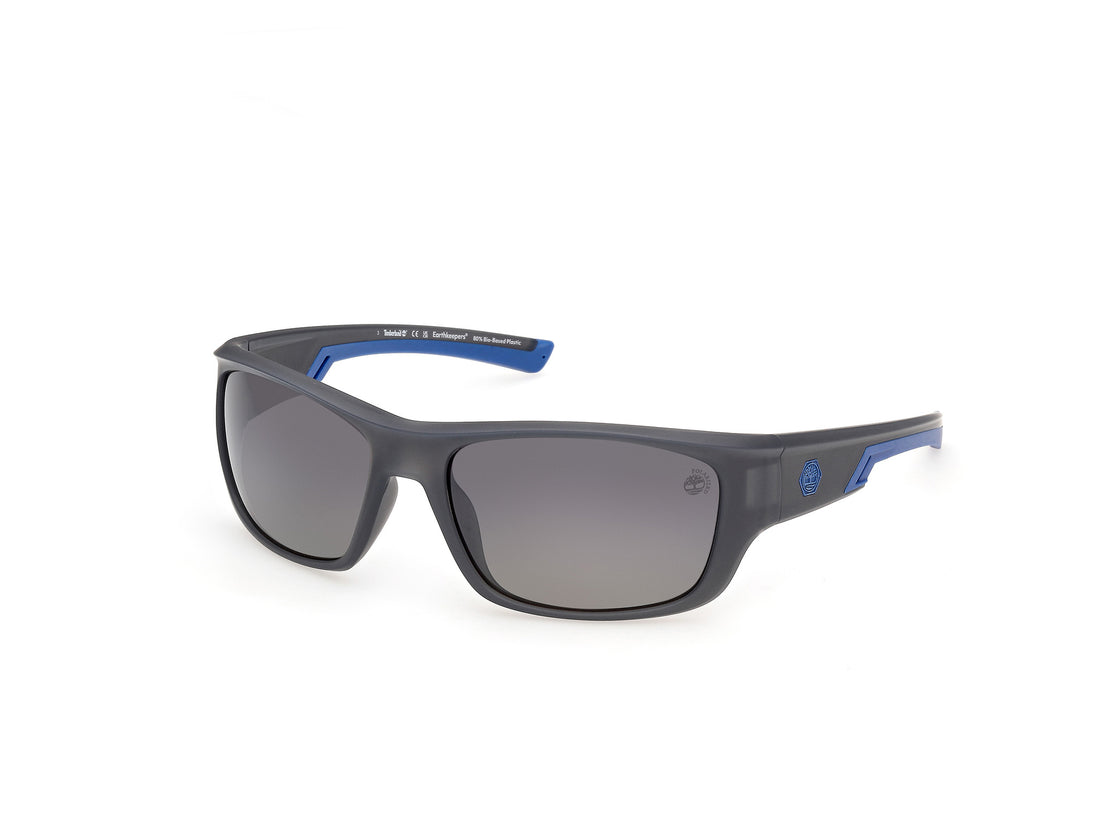 Solbriller timberland tb00093 20d gris rectangular masculino størrelse 61mm - Hovedvisning