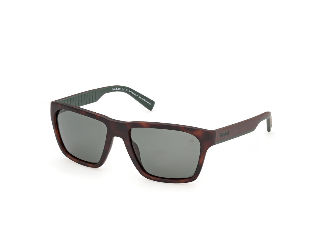 Solbriller timberland tb00095 52r havana rectangular masculino størrelse 57mm - Hovedvisning
