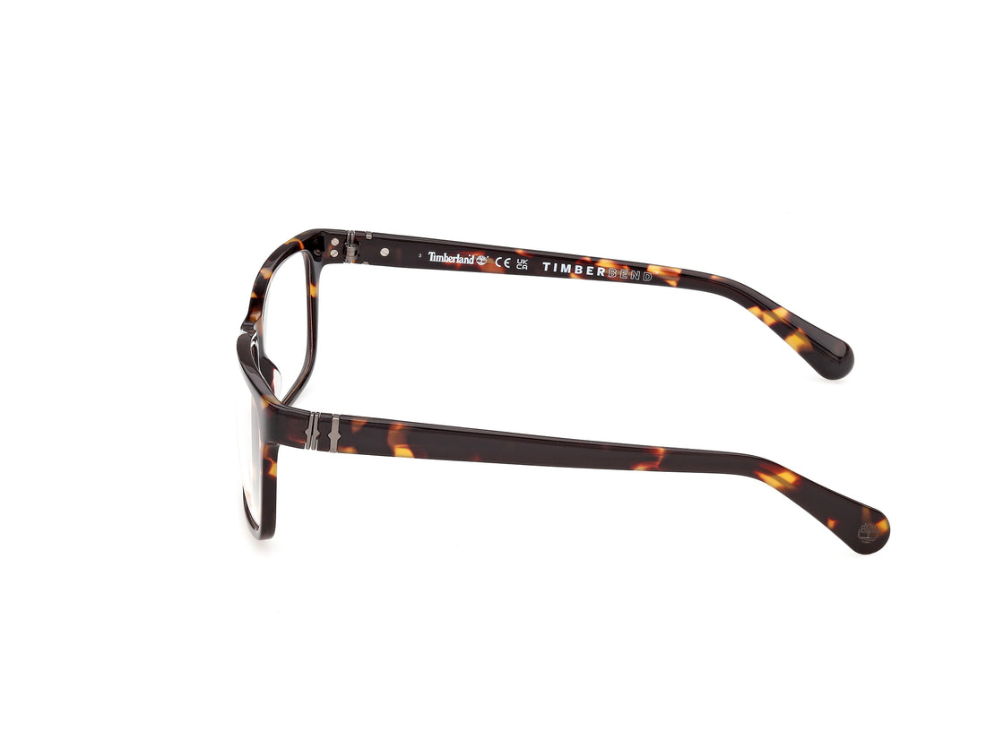 Briller timberland tb50035 056 havana rectangular masculino størrelse 61mm - Detaljeret visning