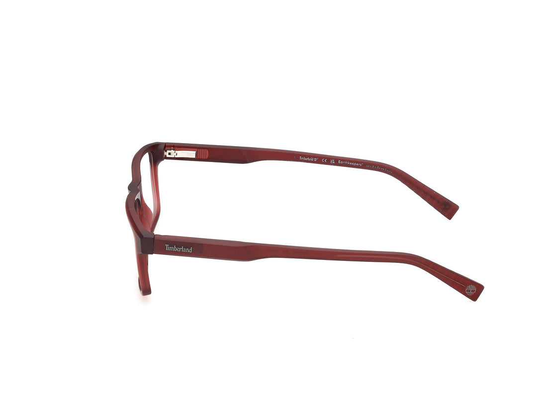 Brillen timberland tb50056 067 rojo rectangular masculino größe 53mm - Detailansicht