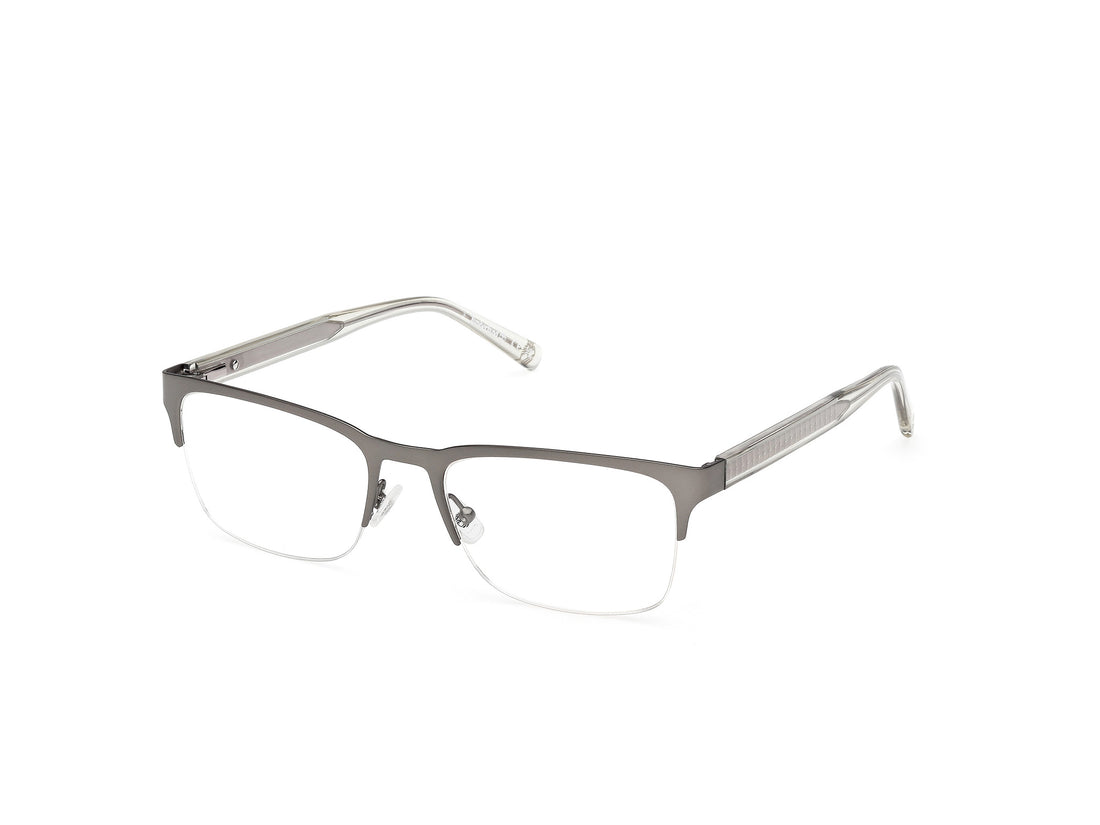 Brillen timberland tb50083 009 plateado rectangular masculino größe 55mm - Hauptansicht