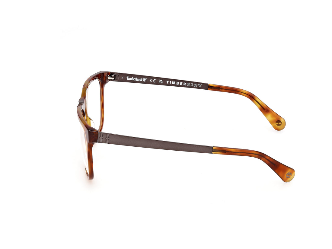 Briller timberland tb50087 056 havana rectangular masculino størrelse 62mm - Detaljeret visning