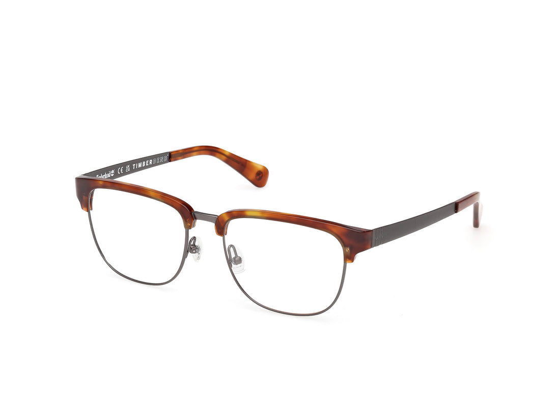 Prescription glasses timberland tb50088 056 havana square masculino size 57mm - Main view