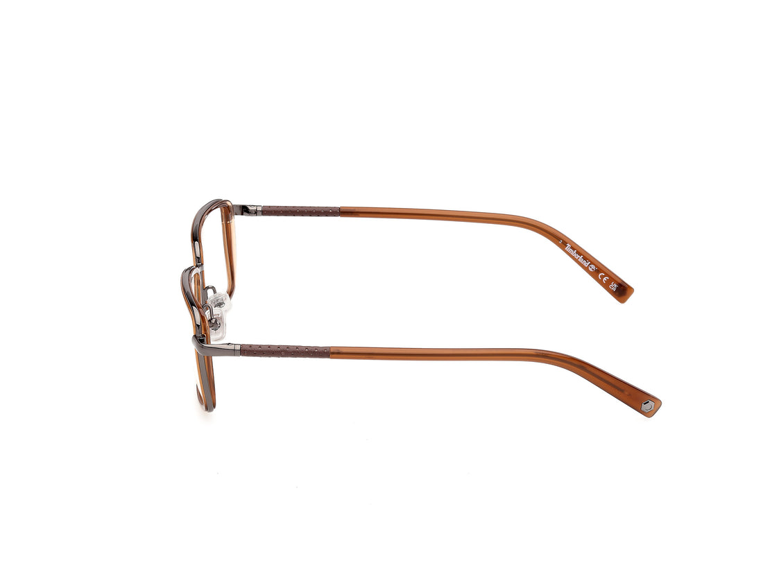 Brillen timberland tb50115 047 marron rectangular masculino größe 55mm - Detailansicht