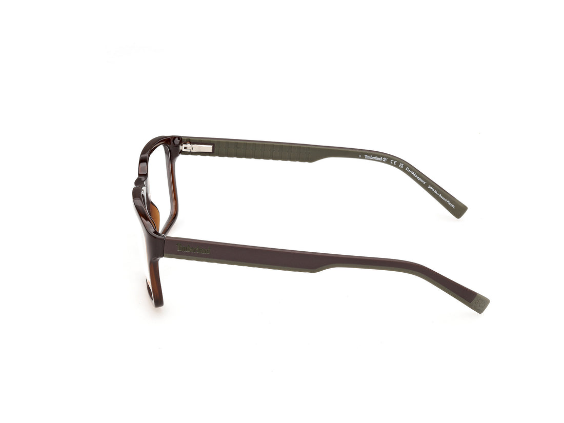 Briller timberland tb50118 048 marron rectangular masculino størrelse 57mm - Detaljeret visning