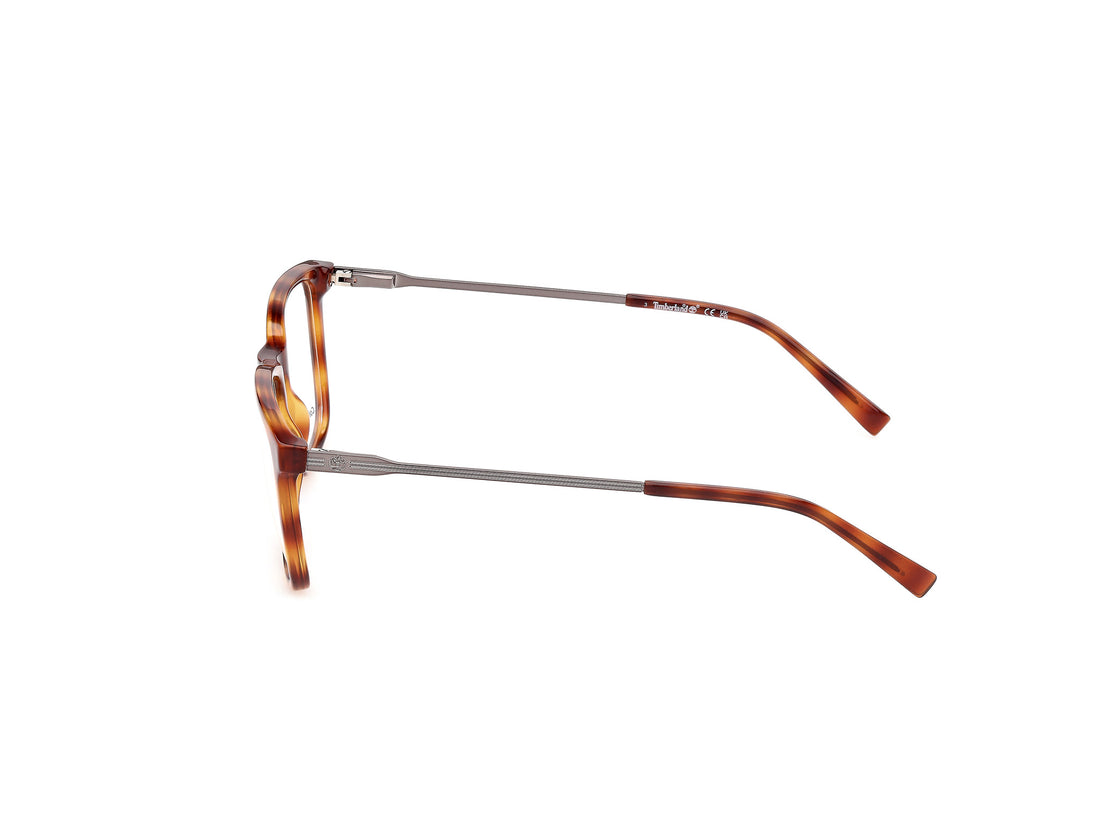 Briller timberland tb50123 053 havana square masculino størrelse 55mm - Detaljeret visning