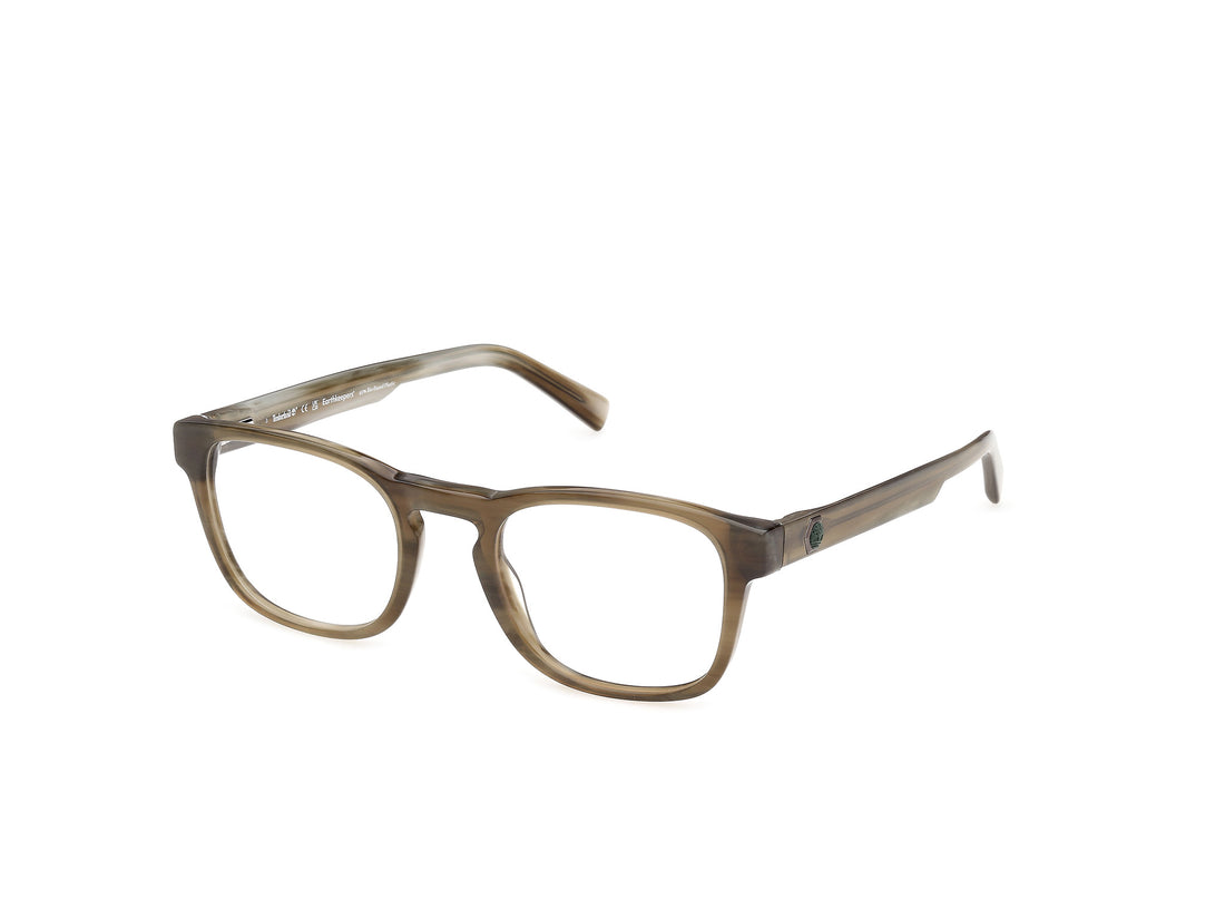 Briller timberland tb50125 061 verde round masculino størrelse 51mm - Hovedvisning