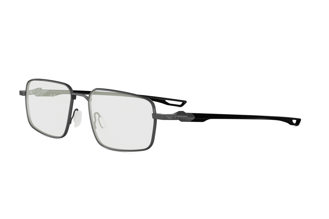Gafas graduadas tag heuer mini vingtsept metal th50051u 013 black rectangular masculino talla 55mm - Vista principal