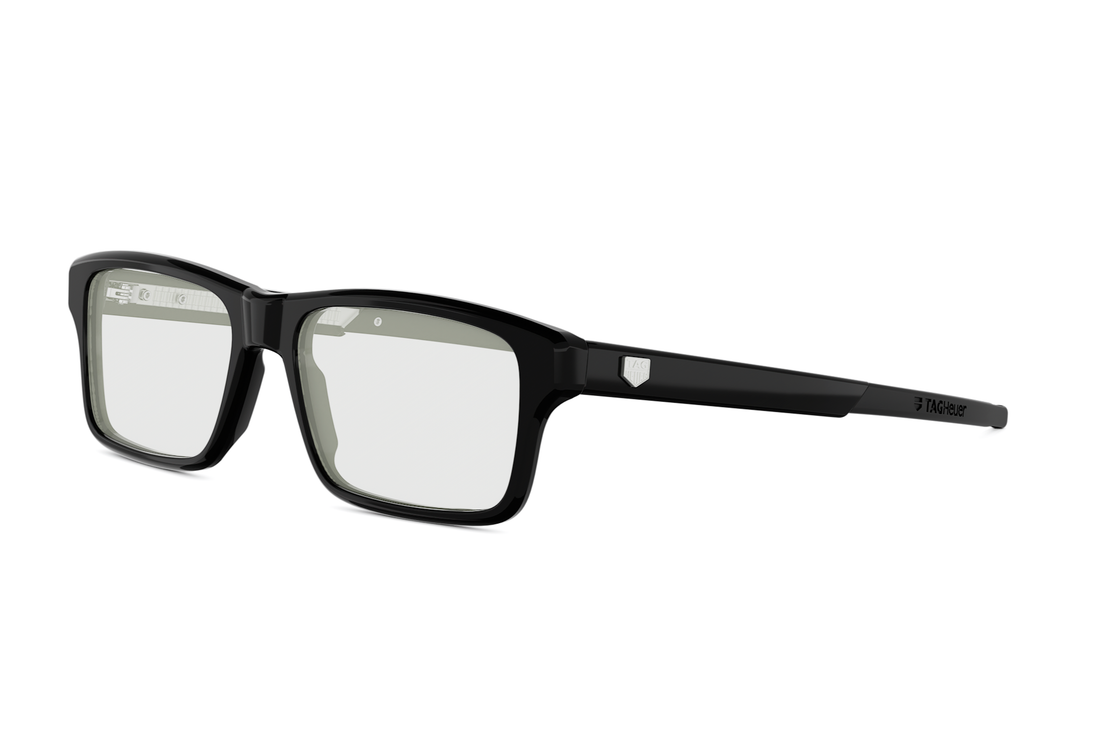 Gafas graduadas tag heuer golden age th50053i 001 black rectangular masculino talla 54mm - Vista principal