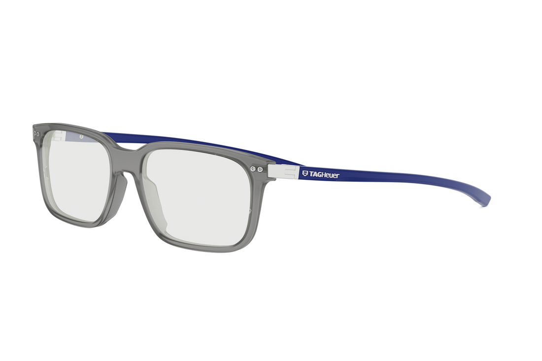 Gafas graduadas tag heuer essential tile th50056i 020 grey rectangular masculino talla 55mm - Vista principal