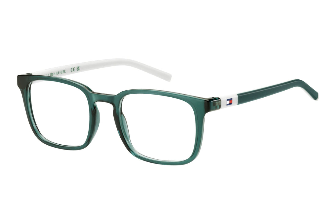 Briller tommy hilfiger th 2123 1ed verde rectangular infantil størrelse 47mm - Hovedvisning