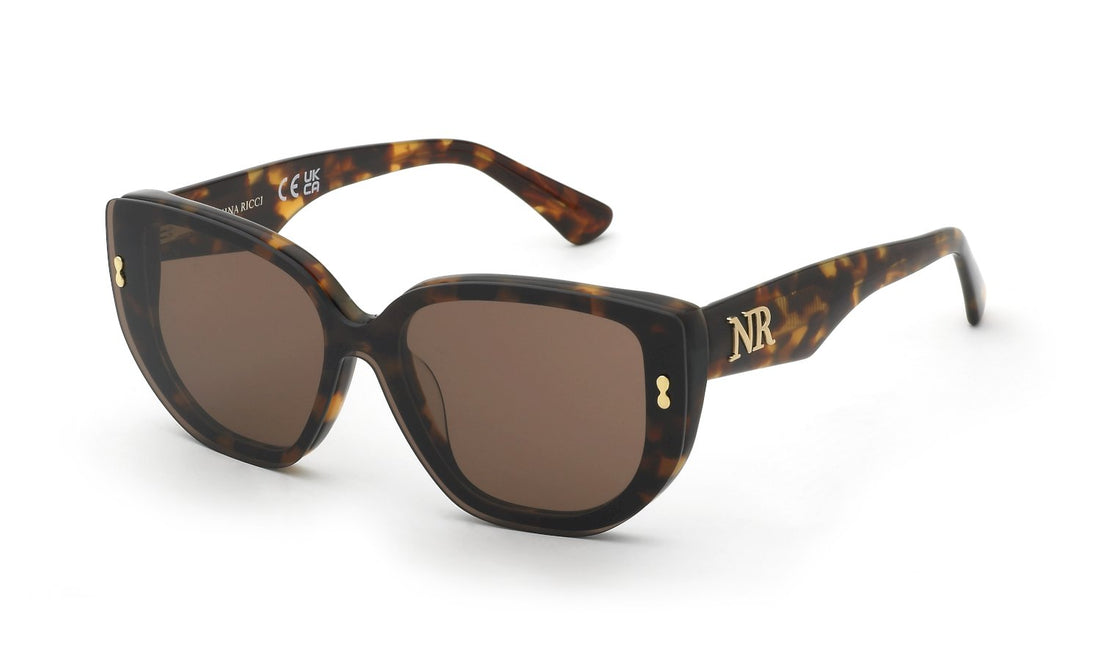 Occhiali da vista nina ricci unr465 0745 havana geometric femenino taglia 53mm - Vista principale