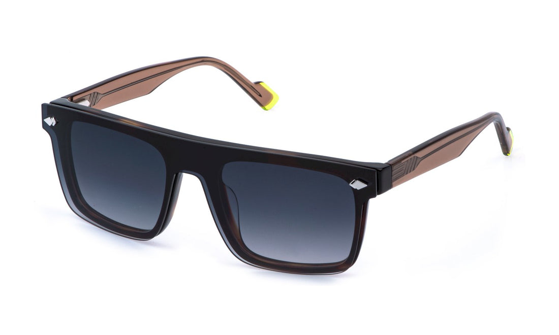 Occhiali da vista sting ust575 0790 havana square masculino taglia 53mm - Vista principale